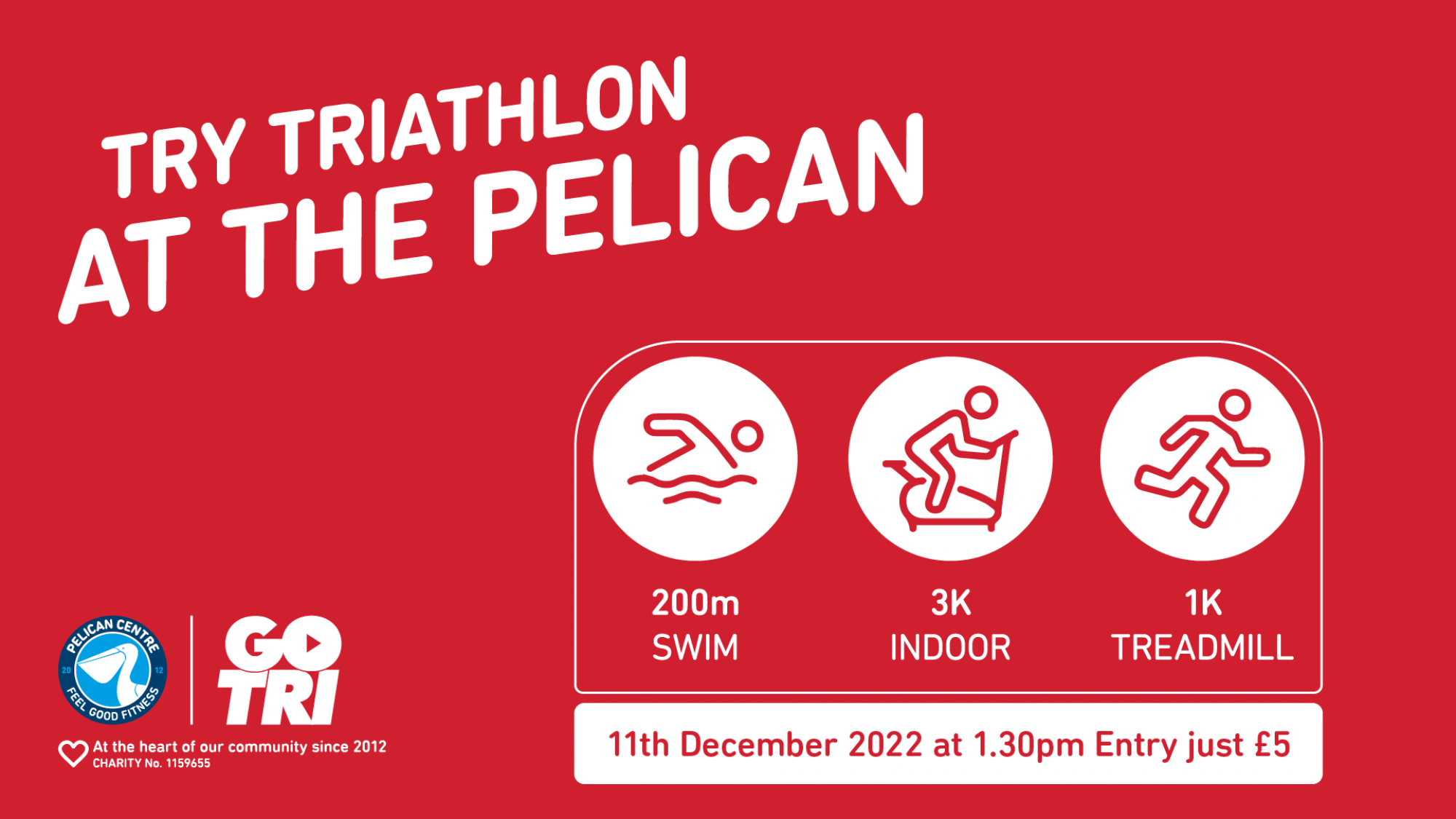 Go Tri events at the Pelican Centre | Pelican Centre, Greater Manchester 
